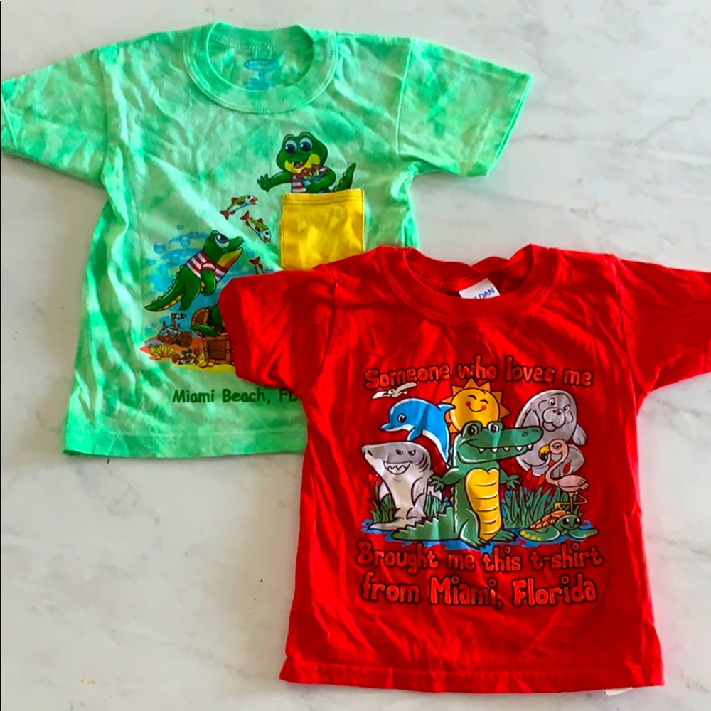 2pk Florida Alligator T-Shirts